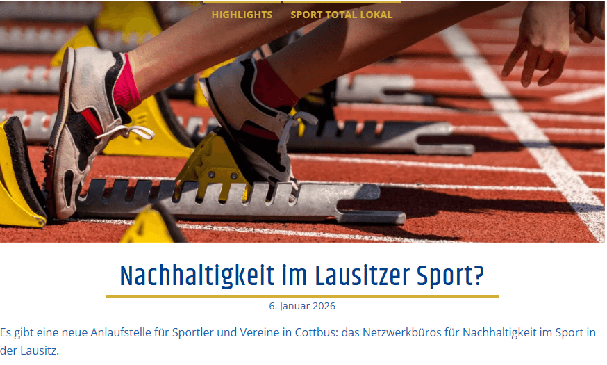 Sport Total Lokal bei Radio Cottbus