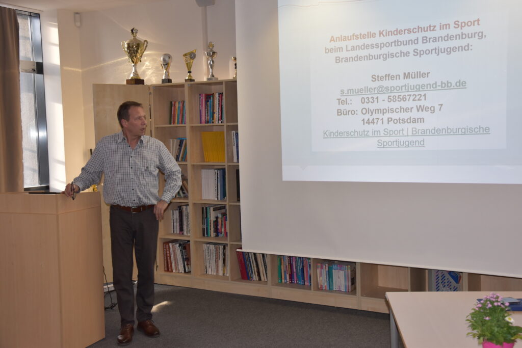 Steffen Müller, Kinderschutzbeauftragter beim Landessportbund Brandenburg. Foto: Thomas Juschus